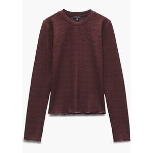 Rag & Bone Women's Crewneck Pullover Sweater Dark Purple Size Large NWT